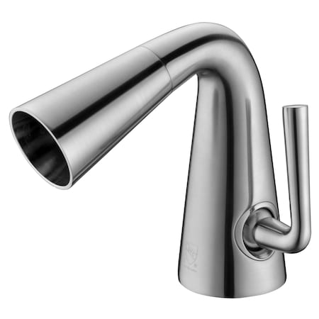 Alfi Brand Brushed Nickel Sgl Hole Cone Waterfall Bathroom Faucet AB1788-BN